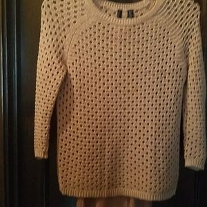 💜Cynthia Rowley Top with peek-a-boo holes